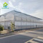 Agricultural UV Resistant Film Poly Tunnel Tomato Greenhouse For Flowers Plant