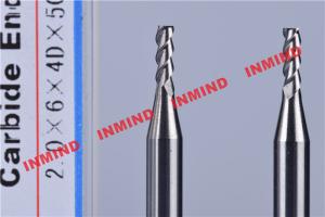 Wholesale 2 Flute Aluminum End Mill Bright Finish No Coating 0.7um Grain Size from china suppliers