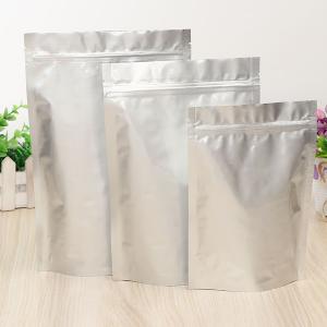 Wholesale AL Standing Zipper Silver Length 22cm Liquid Spout Bags from china suppliers