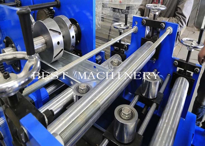80-300mm C Purlin Section Purlin Making Machine For Steel Cold Strips