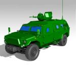 4x4 6 Person Commander Vehicle Officer Vehicle Armor Off Road Car
