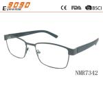 Men and women's retro temperament fashionable metal reading glasses