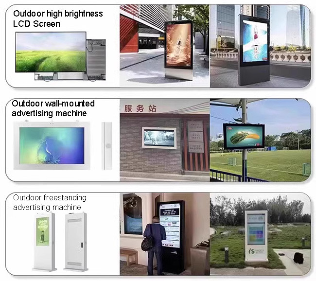 Digital Outdoor Totem with Anti-Reflective Screen and High Durability for Public Spaces OEM Wholesale