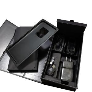 Wholesale CMYK 4 6 Black Magnetic Closure Smartphone Packaging Box EVA Insert from china suppliers