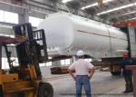 SKD 3 Axle Stainless Steel Tanker Semi Trailer For Oil / Diesel / Gasoline /