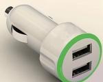 Halo newest dual USB car charger /portable mini car charger/car accessories