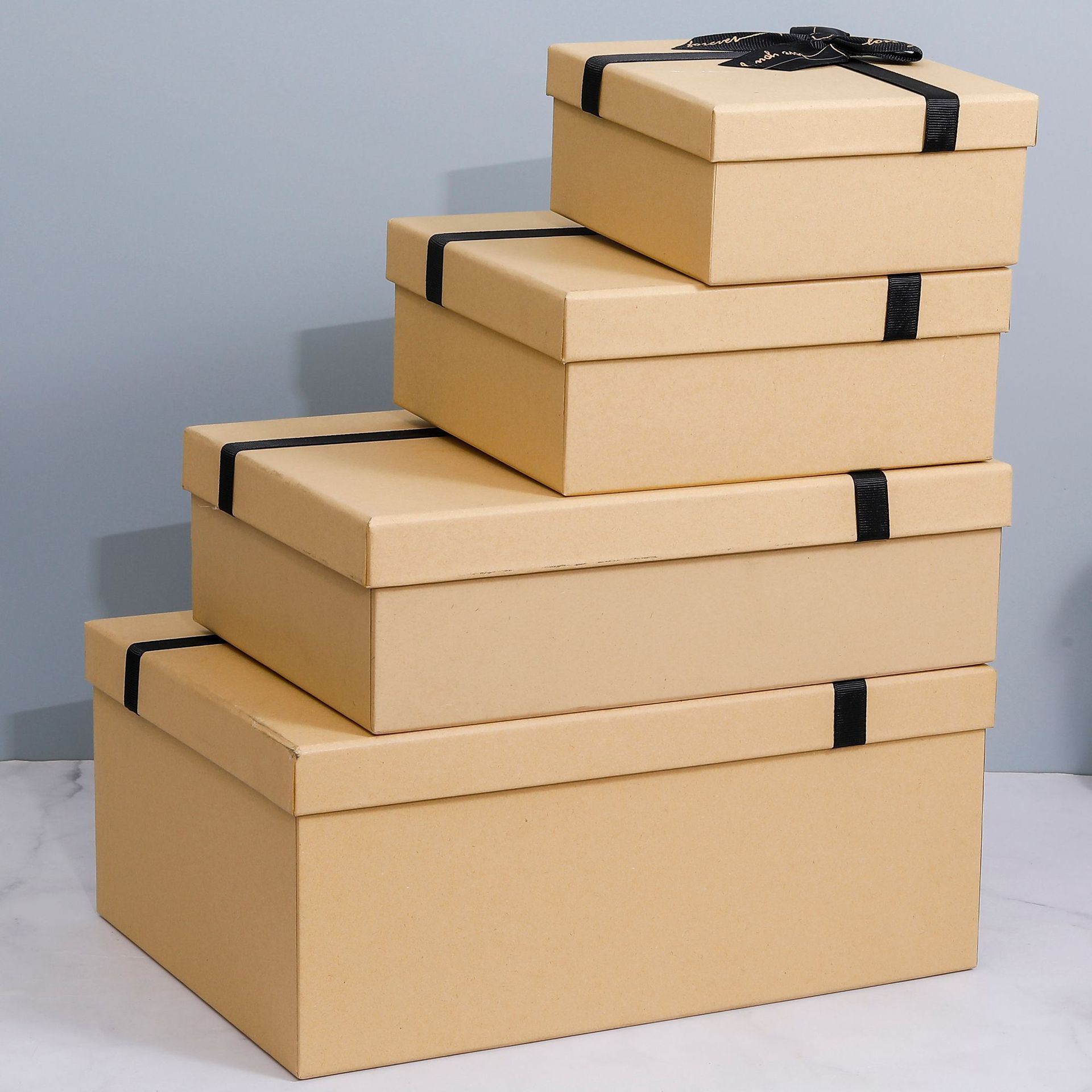 Business Promotion Square Custom Size Folding Paper Gift Box with Paperboard Material