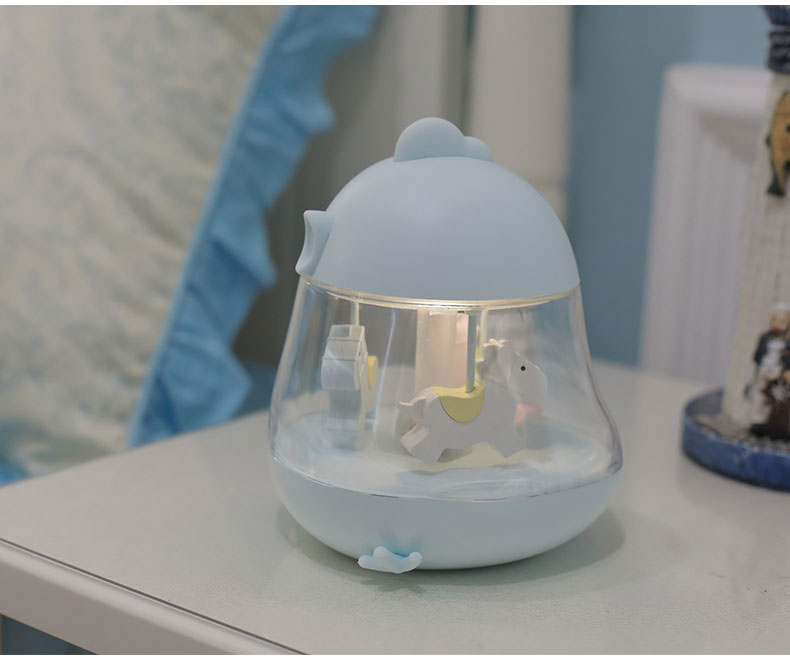New Carousel Music Night light colorful atmosphere table lamp USB Rechargeable Night Light Bedside Night Light For Child