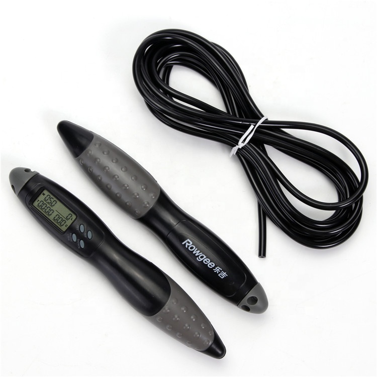 Fitness Jump Rope Adjustable Rope Length JP-100 LCD Counter Panel Skipping Rope For Fitness Exercise