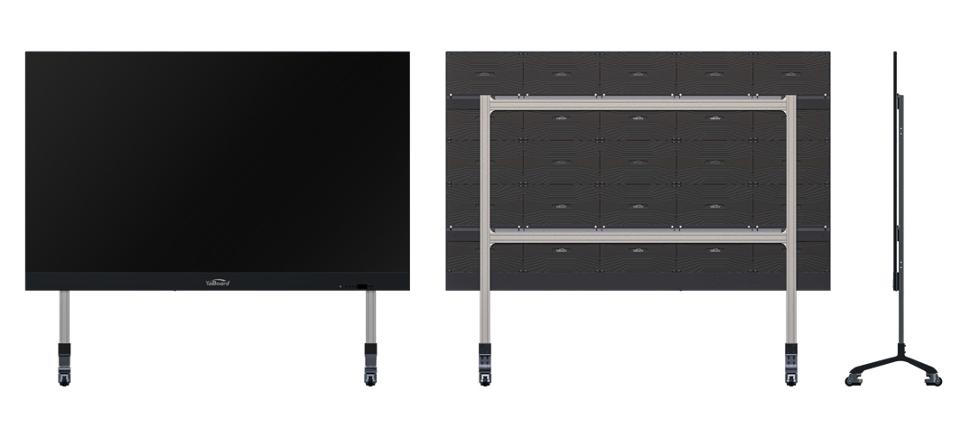 Conference HD 16:9 Led Tv Display 216 inch Remote Control Movable Led Screen