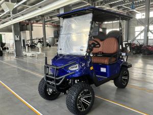 Wholesale Electric Golf Cart 2+2 Passenger Lead Batteries Powered Four Wheeler Hunting Cars from china suppliers