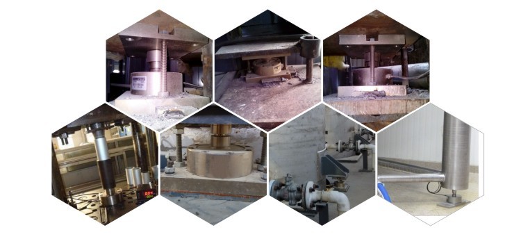 Alloy Steel Spoke Type Load Cell , Round Ccompression Load Cell For Belt Scale