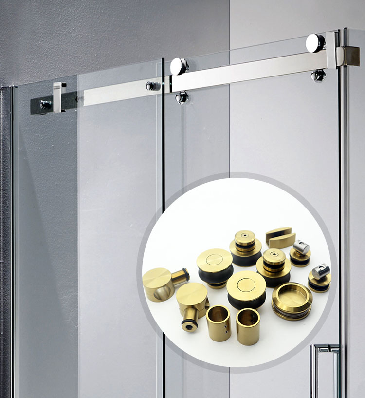 80-120kg Load Bearing Glass Sliding Door Accessories Perfect for Bathroom Renovation