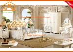 American style Solid oak antique wooden cheap furniture bedroom set