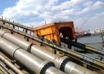Electric Winch Industrial Trolley Cart , Towed Anti Explosion Rail Transfer Cart