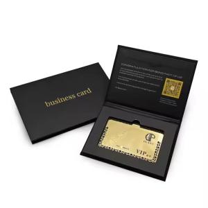 Wholesale Memorable RFID Chip Business Cards Metal Ntag215 Card 0.76mm Thickness from china suppliers