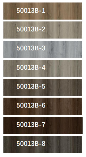 5.5mm Stone Plastic Composite Flooring Ultra Slim Fire Retardant Chablis Hickory GKBM DG-W50013B