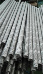 Wholesale stainless steel tube spiral welded 316L perforated air center core 304 metal pipes filter frames filter elements from china suppliers
