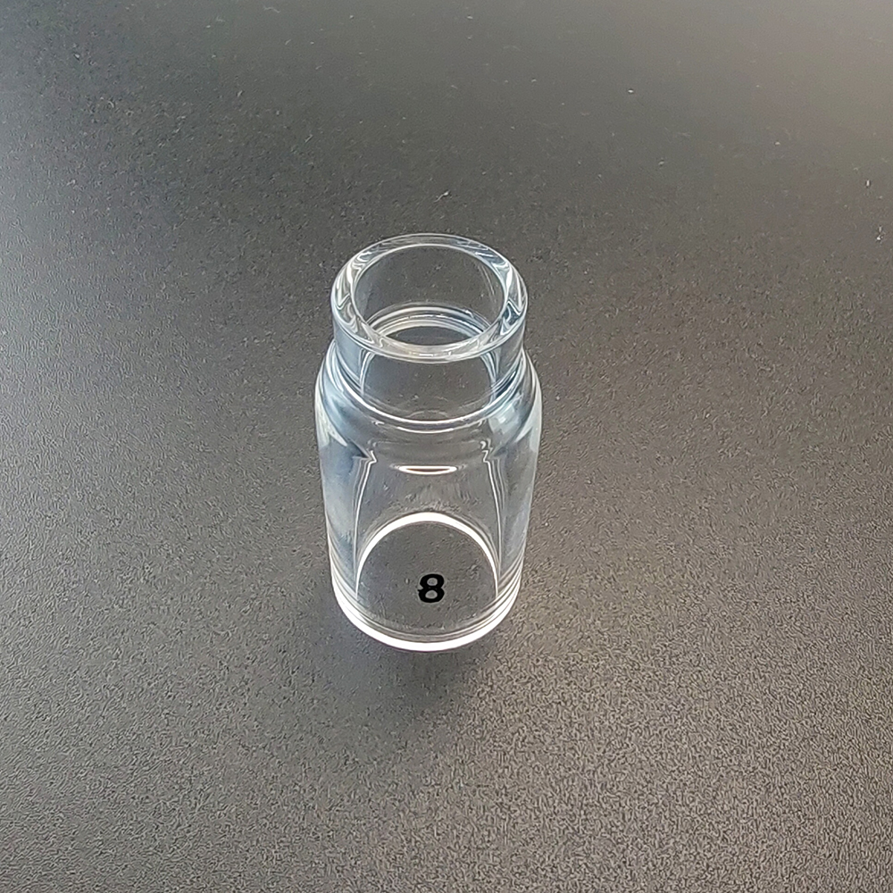 OBM Support UPPERWELD 54NQ14-8 Clear Glass Nozzle Clear Quartz Cups Tig Accessories