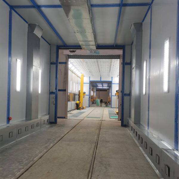 High-Performance Automated Robotic Paint Finishing System & Down-Draft Spray Booth for Automotive OEMs and Body Shops