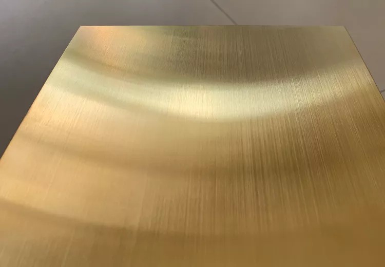 Gold ASTM A240 Stainless Steel Plate SUS316L Stainless Steel Sheet