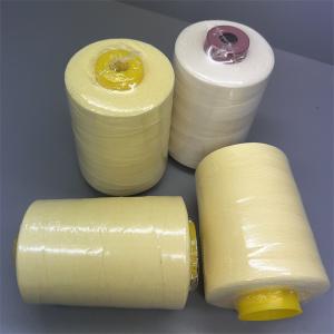 Wholesale 60TEX Ne30/3 Para Aramid Sewing Thread Raw Yellow With High Strength from china suppliers