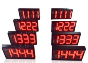 Wholesale Semi - Outdoor Digital Price Sign Gas Station Regular Red Color 12'' 300mm from china suppliers