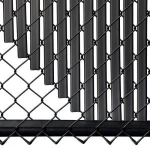 Wholesale 100ft Galvanized Black PVC Coated Chain Link Wire Mesh Fence For Sport Court from china suppliers