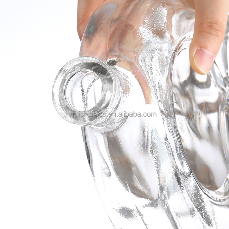 Unique Design 700ml Vodka Glass Bottles for Lids Customize Sealing Type and Well Sealed