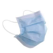 Wholesale Hypoallergenic Blue Non Woven Fabric Face Mask With High Elastic Earband from china suppliers