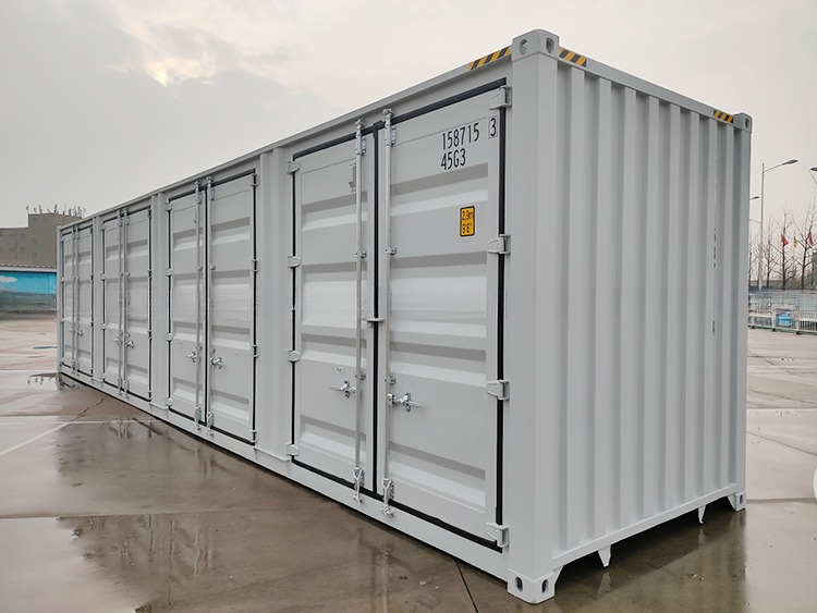 40ft One Side Door Opening Dry Shipping Container 40 40 Foot HC or GP Steel Material CSC Certified with Internal Dimensions