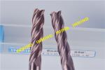 Standard Cnc Milling Solid Carbide Cutter / Extra Long 8 mm Drill Cutting Tool