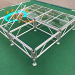 Durable Outdoor Event Portable Glass Stage Platform For Sale