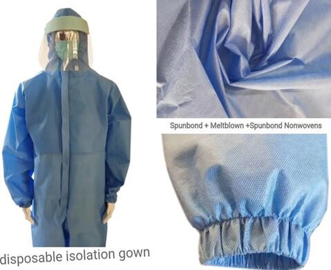 Waterproof Medical Protective Suit PP Non Woven Fabric