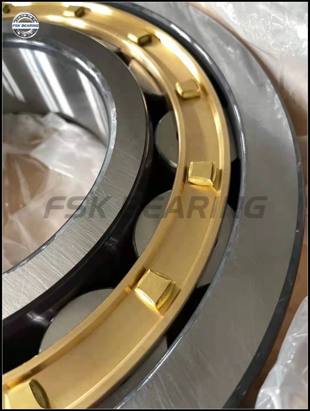 Brass Cage 100RIU433 Draw Works Bearings 254*336.55*41.28 mm Gcr15 Chrome Steel