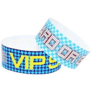 Wholesale Festival Printable Event Wristbands , Security Personalised Tyvek Wristbands from china suppliers