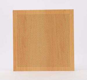 Wholesale 15mm 18mm Thick Micro Perforated Acoustic Panels E1 Grade 0.8 NRC Sound Absorption from china suppliers