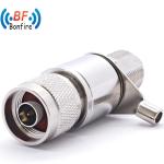 Indoor/Outdoor 3GHz Male Jack N Plug Female Bulkhead to RP-SMA Male Surge
