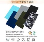 Logo Print Cotton Seamless Custom Tubular Plain Bandanas