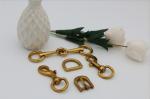 Factory low price zinc alloy OEB color fashion metal buckle hook 5pcs sets for