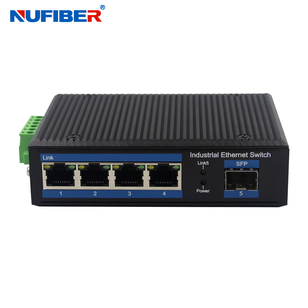 1000M 4 Port Unmanaged Switch With Aluminum Alloy Material Unmanaged Industrial Switch