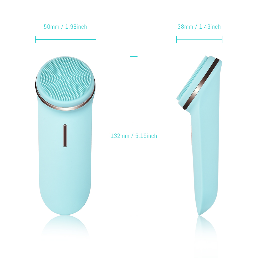 Sonic Facial Cleansing Brush Massage Electric Silicone Deep Clean