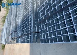 Wholesale Press Locked Steel Bar Grating 2.0MM-5.0MM Thickness Silver Color For Stair Tread from china suppliers