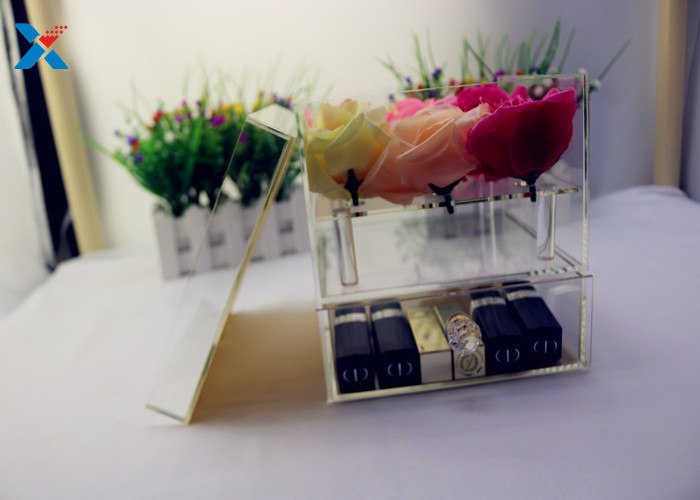 9 Holes Acrylic Flower Pot Chemical Stability , Small Acrylic Box A Class Acrylic Sheet