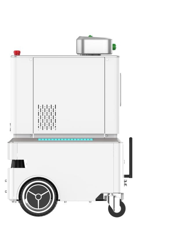 Mobile Robotic Disinfectant Spray Sanitation H2o2 AGV