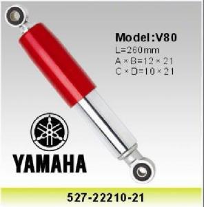 Wholesale Yamaha V80 Motorcycle Shock Absorber 527-22210-21 , Motor Rear Shocks , Red Color from china suppliers