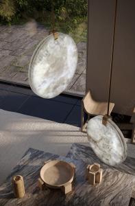 Wholesale Indoor Alabaster Pendant Light Customized Kitchen Pendant Lamp 4W from china suppliers
