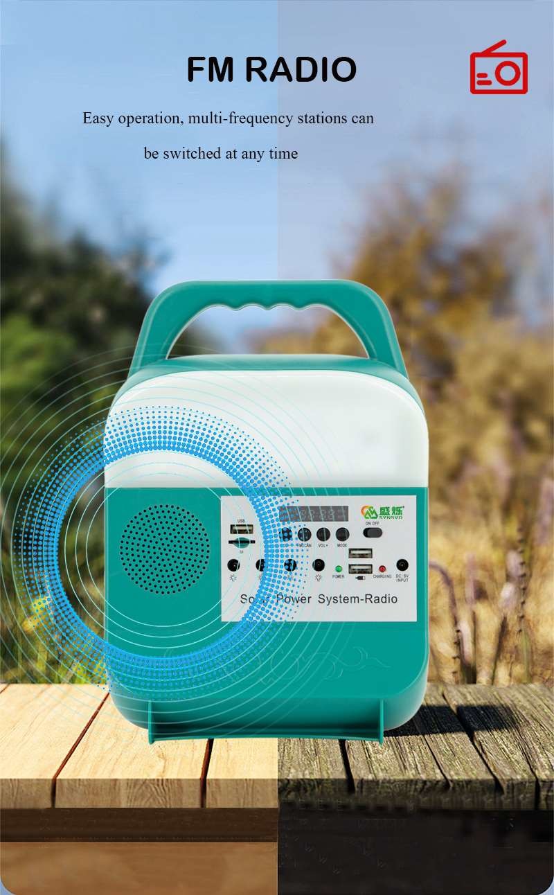 Bluetooth Solar Home Lighting System Home Power Station Energy Powered