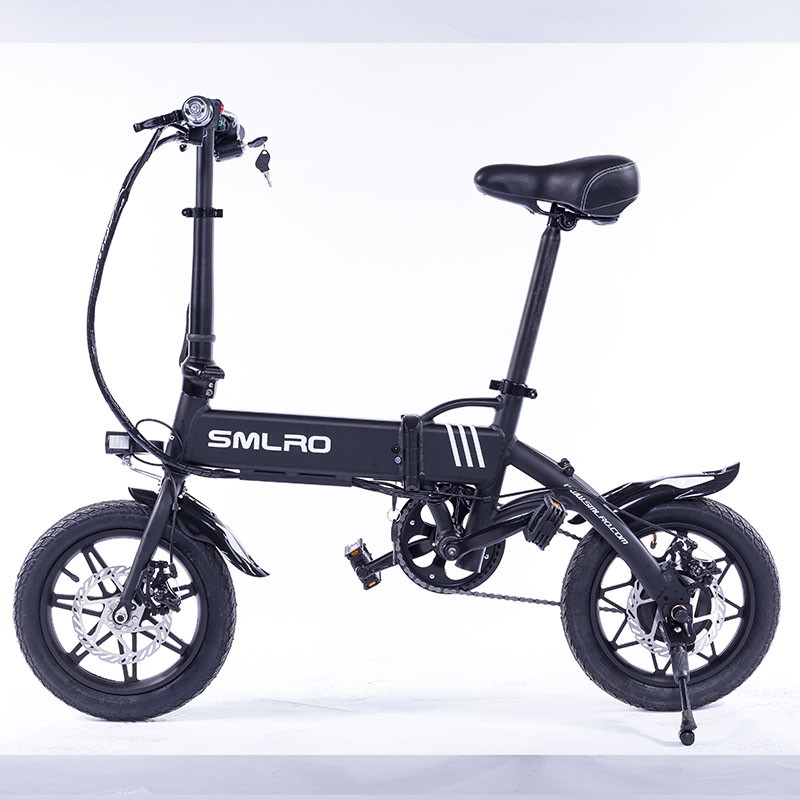 Blue Lightweight 14 Inch Electric Bike For Adult Aluminum Alloy 6061