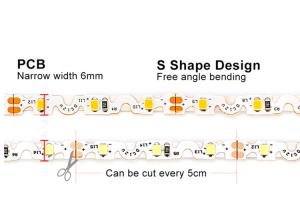 Wholesale Quality 5M Bendable Led Strip 3528 12V 300 LEDs S Shape Signages Channel from china suppliers